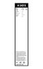 BOSCH Flat Wiper Blade for Imported Aero Twin Models A143S Cars, Only, 650/380mm,