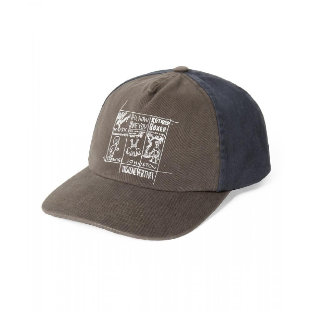 

Thisisneverthat Tnt Daniel Johnston 3 Frame Washed Cap Charcoal F