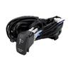 160W Lighted Whip Wiring Harness Kit For Utv Atv Polaris Rzr Maverick X3 Talon