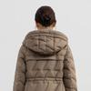 Xuezhongfei Women's Hooded Mid-length Down Jacket