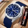 Sanda 6358 Male Female Unisex Student Sports Quartz Watch 5atm Waterproof Luminous Double Calendar Lightweight Drop Resistant