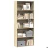 VidaXL Bookcase Sonoma Oak 80x30x189 Cm Engineered Wood, Bookcase, Bookshelf, Shelf, Cabinet of 3314671