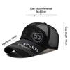 Breathable Snapback Hat Male Outdoor Stylish Simple Solid Canada Summer For Men Letter Mesh Baseball Cap Sports Sun Visor Unisex
