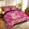 Custom Name,Pinkie Pie Pattern Bedding Home Decoration Birthday Gift ( 1 duvet cover + 2 pillowcase, without core),fan merchandise.