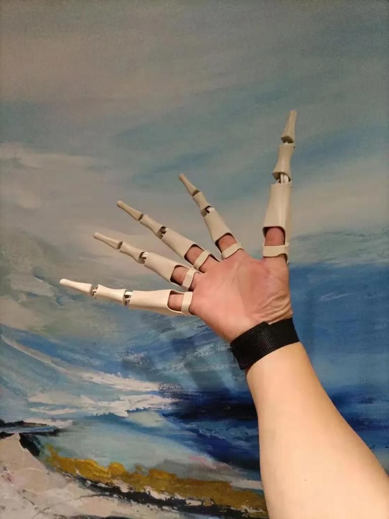Halloween Articulated Fingers 3D Extensions Fingers Cosplay Party Decoration Props Props Cosplay Gear Finger Glove Drop Shipping