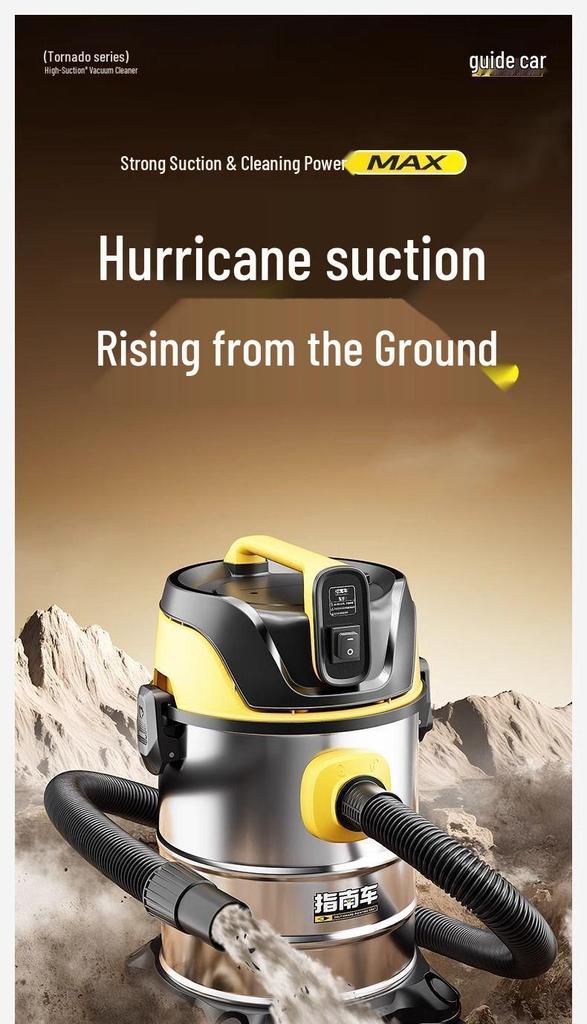 High-Power Home & Car Vacuum: Industrial Suction for Floors, Carpets, Renovations, and Grouting
