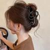 Fashion Leopard Mobius Strip Shape Hair Claw Clip For Women Large Size Barrettes Musical Note Hairpin Ponytail Hair Accessories