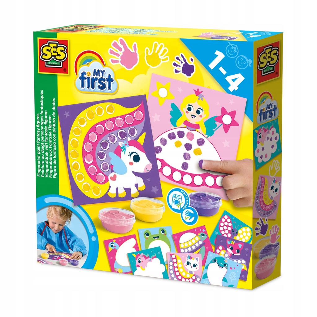 Finger Painting Cards Fantasy Figures Set Ses Creative 14446 1