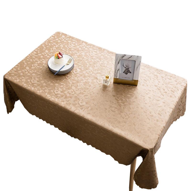 European Style PVC Waterproof Oil-proof Non-washable Anti-ironing Rectangular Table Cloth Table Mat Home Kitchen Sullpies
