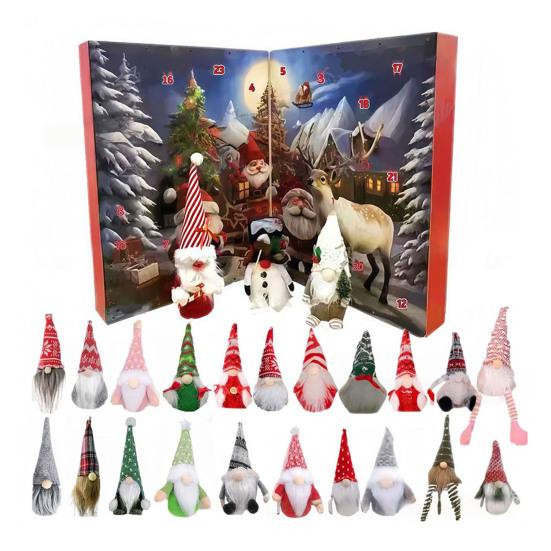 Gnomes Advent Calendar 2025 24 Days Countdown Box with Gnome