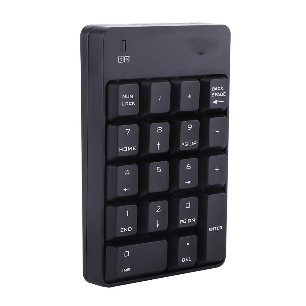 2.4GHz Wireless USB Numeric Keypad Numpad Number 18 keys Laptop PC New Black