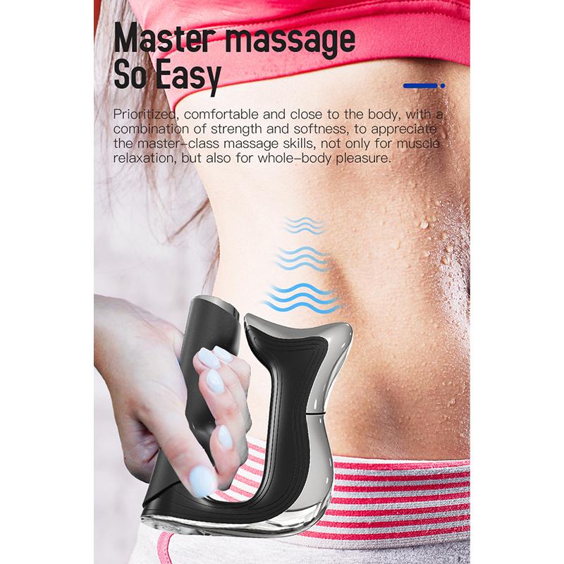 Elektrisches Zervixmassagegerät entspannt die Schulter- und Nackenmuskulatur durch Vibrations-Faszienpistole