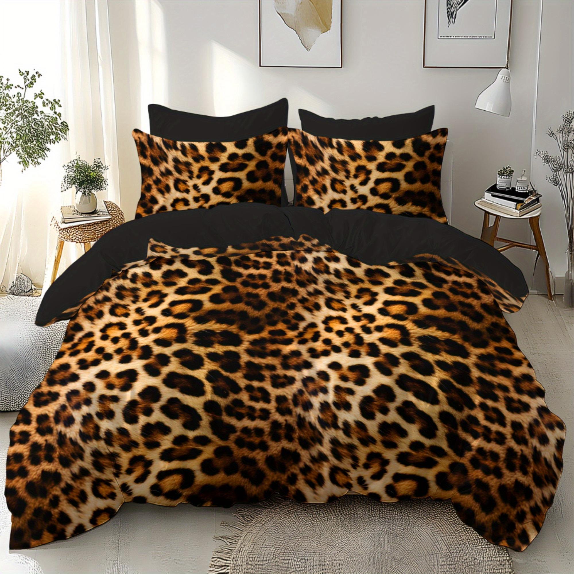 

2/3Pcs Digital Print Bedding Set, Animal Pattern Design With 3D Embossed Super Soft Fleece Fabric, Comfortable And Suitable Duvet Cover Set&EU Single(135x200cm)