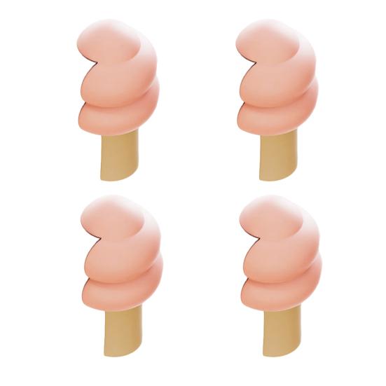 

4/8 шт. Мультяшне Дерево Захисний Куточок для Меблів Захист від Зіткнень Безпечний для Дітей Самоклеючий Захисний Куточок-Бампер для Столу/Парти з Гострими Кутами 4pcs рожевий