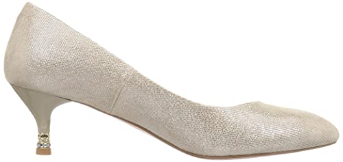 JILL STUART SHOE Women's Almond Toe Pumps, Size 6437 GD, Size 23.5 cm, E