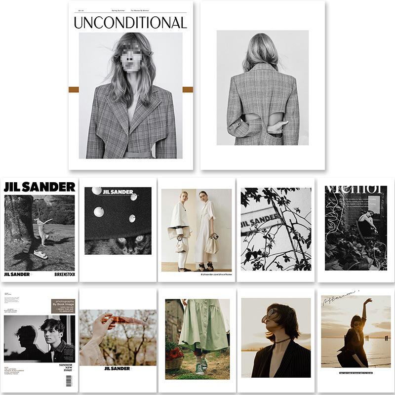 İngiliz Tarzı Defter: Moda Dergisi Kapak ve Sahne Düzeni Aksesuarı