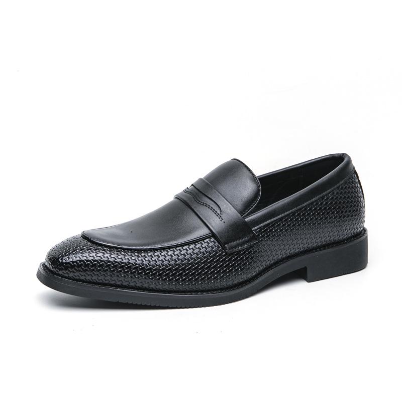Men s Large Leather Slip-on Loafers - Casual & Formal British Style Size 39