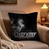 CChief KeefS Album Cover Cushion Cover Soft Plush Cushion Cover Double Print And Invisible Zipper For Sofa Home Car Use
