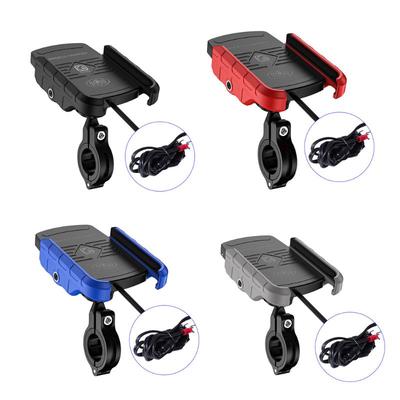 Waterproof 12V Motorcycle Phone Qi Fast Charging Wireless Charger Bracket Holder Mount Stand