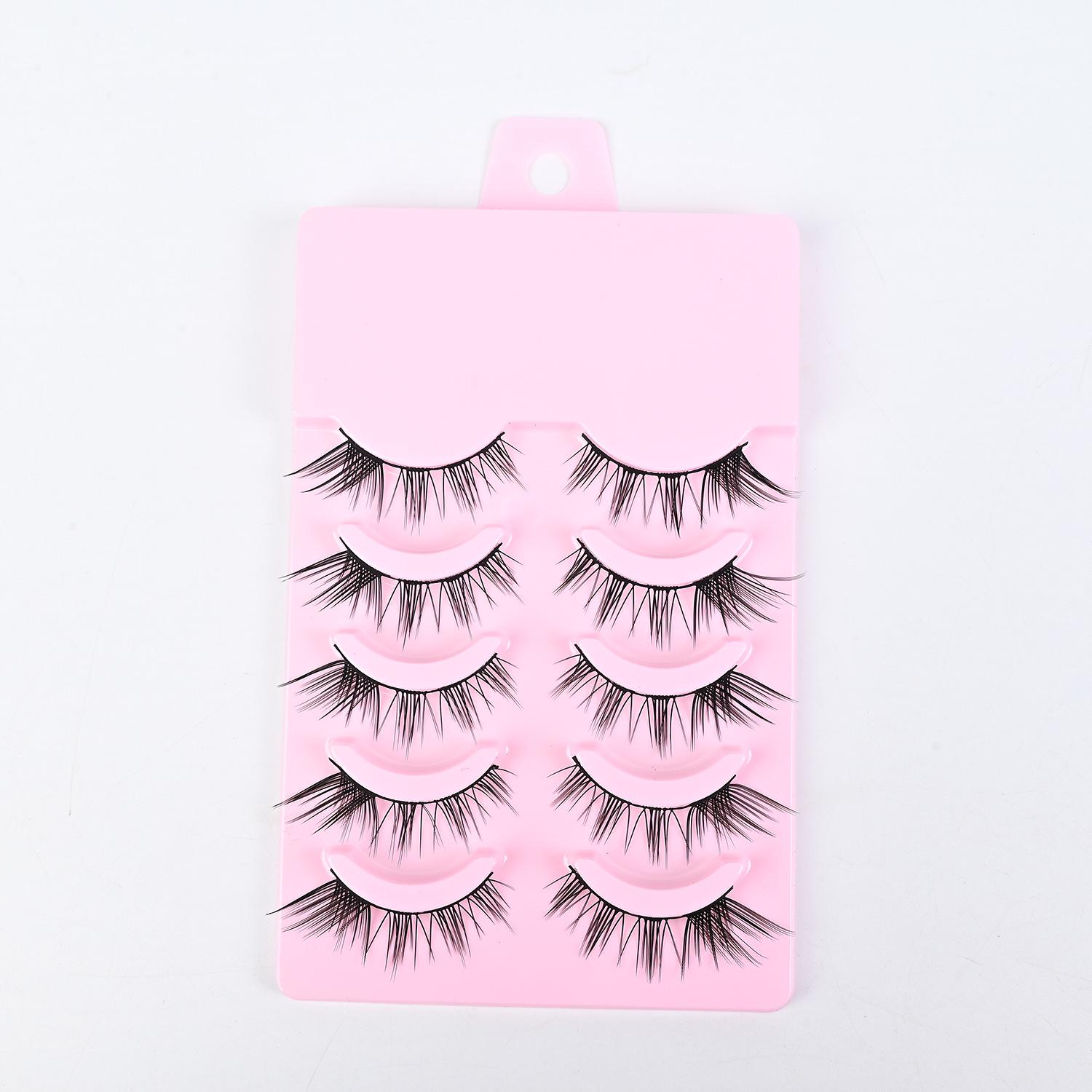 

Xiye 5 Pairs Natural Eyelashes for Daily Makeup – Ideal for Beginners & Makeup Artists