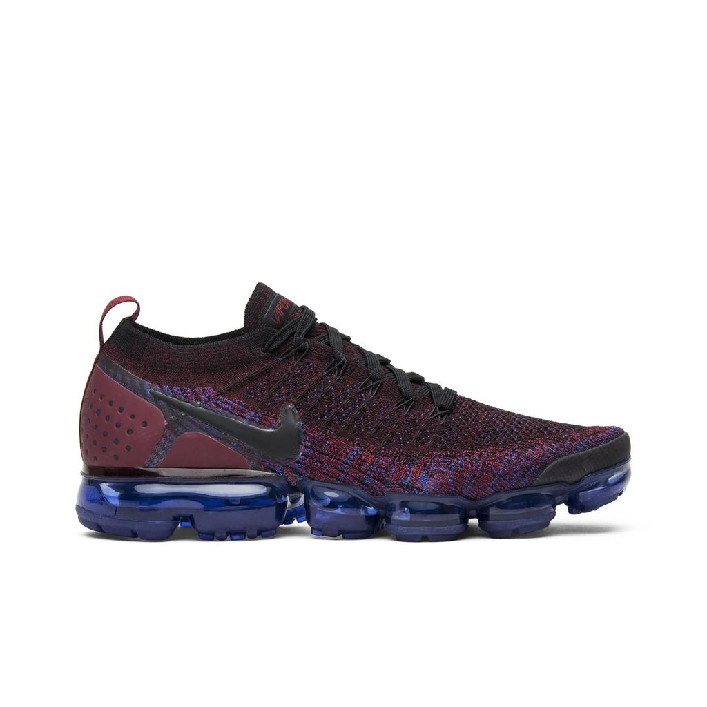 Nike Air VaporMax Flyknit 2 'Team Red' (Unisex) Black / Total Crimson / Hot Punch / Laser Orange Running Shoes 942842 006