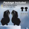 Upgraded Left&Right Side Tailgate Rubber Bumper Cushions Tailgate Stopper Limiter Cushions With 4 Metal Bolts Compatible With Ford F-150 2015-