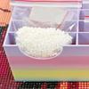 Bead Storage Container Diamond Art Storage Case with 20 Compartments Rhinestone Painting Organizer for Craft Enthusiasts