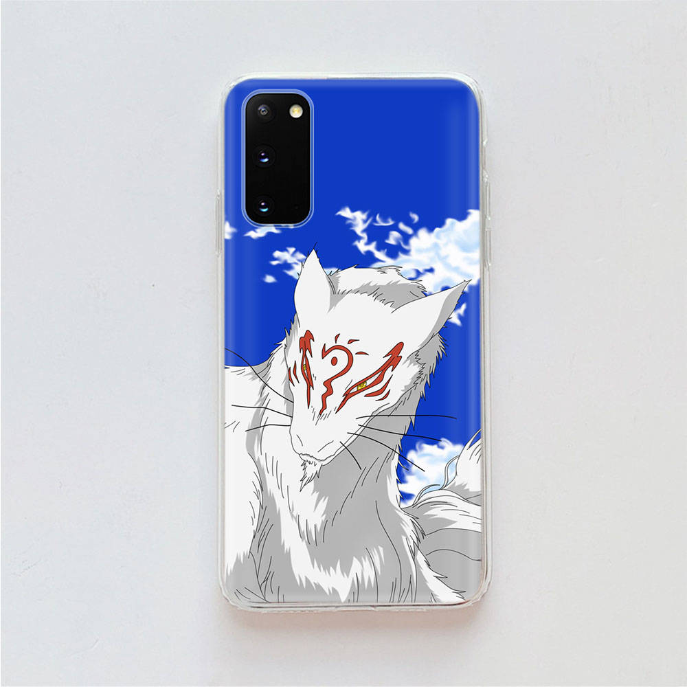 AD78 Natsume Yuujinchou Clear Case for Samsung A04 A14 A23 A34 A54 M23 M33 M52 M53 Realme 10 9 C30S C35 C55 VIVO Y02 Y21 Y33S Y51 X80 V25 Cover