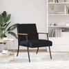 Armchair Black Fabric
