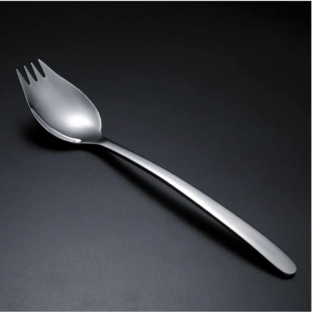 304 Stainless Steel Salad Spoon Fork Spoon Set Spoon Gift Fork Fruit Fork Soup Spoon Western Food Fork Spoon Children's Spoon