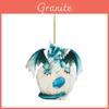 Whimsical Organic Glass Eyeball Dragon Car Accessory Fun Holiday Home Decoration Gift