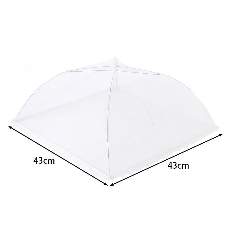 Pop-Up Mesh Food Cover Tent, Foldable Fruit & Vegetable Protection Net, Outdoor Picnic Bug Screen for BBQ, Camping & Home Dining 43*43cm