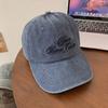 Baseball Hat Vintage Washed Cotton Snapback Visor Peaked Hats Causal Outdoor Use Sun Protection Duck Tongue Caps Fashion Embroidery Women