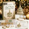 Seasonal Trinket Assembly Kits DIY Christmas Tree Beaded Ornament Kit, 3D Bead Craft Set, Handcrafted Ornaments Making Beginner Friendly with