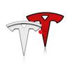 1Pcs Car Steering Wheel Sticker Emblem Logo Decal Badge For Tesla Model S Model X Model Y Cybertruck Model 3 Model Y