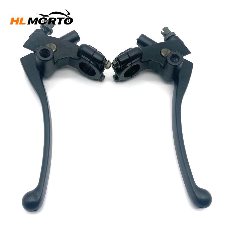 1 Pair 22mm Motorcycle Brake Clutch Levers Brake Handle Lever For Honda CG125 150 200 FXD Motorbikes CGL125 WY125 Pit Dirt Bike