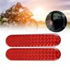 HARUMAKI Reflector Protector Bike Reflector Stick-on Reflective Sticker Car Reflective Sticker Reflector Square Car