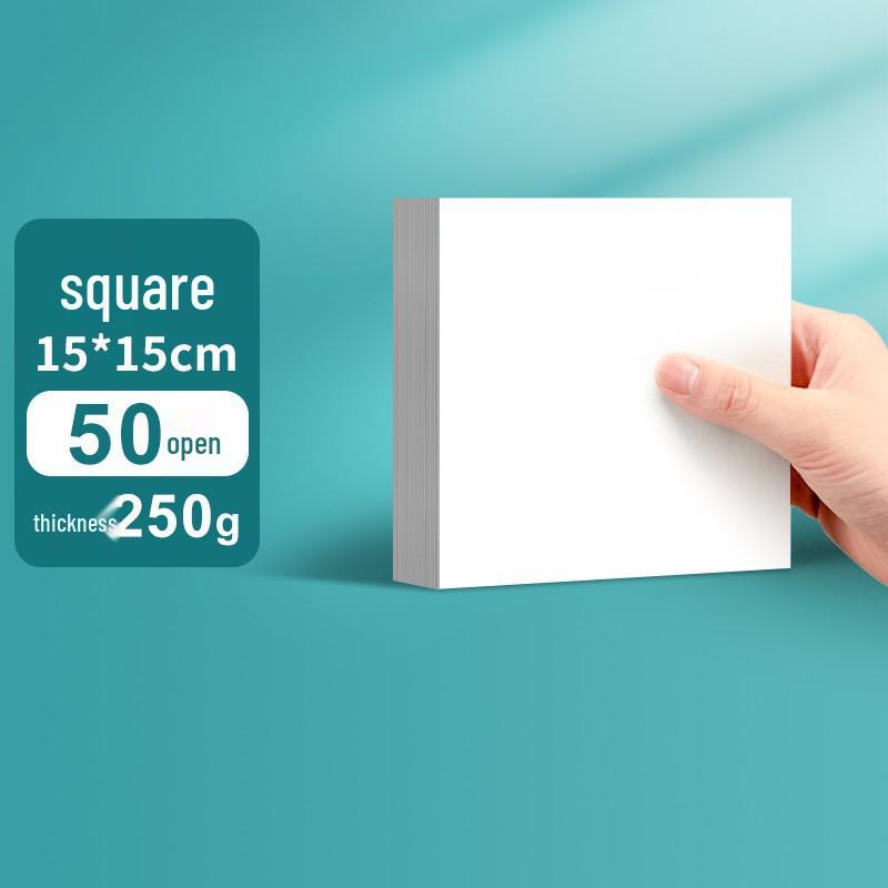 Thickened Square Oil Pastel Paper: Children's Doodle & Drawing Set