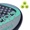 IANONI PR8300 Padel Racket Verde Fibra di Carbonio Logo Personalizzato Nucleo in Schiuma EVA Impugnatura Padel Racket