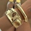 Wind Liquid Metal Folded Bracelet Bracelet Fashion Texture Glossy Spring Bracelet Women
