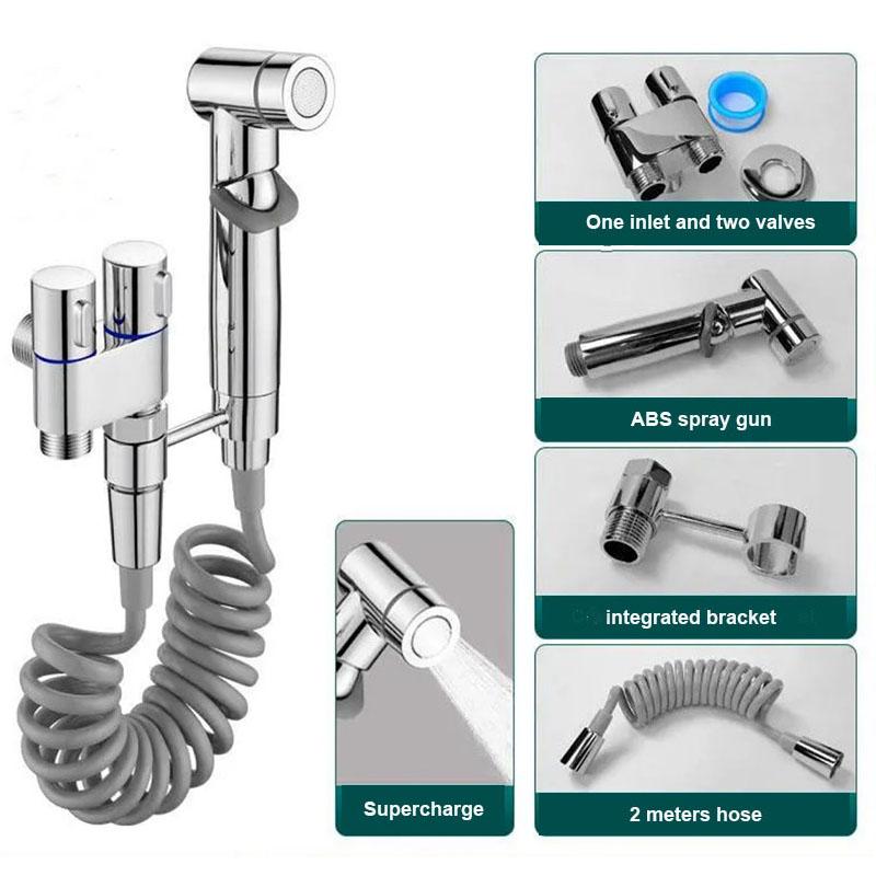 Toilet Cleaning Bidet Toilet Sprayer Set Cold Water Portable Bidet Toilet Accessories Handheld Bathroom Wash Anal Douche