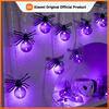 Xiaomi 10LED Spider String Lights Halloween Decorations Battery Powered Fairy Lights for Party Haunted House Indoor Outdoor