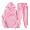 Cortez sweater Y2K hooded loose sports trousers hip hop 2-piece set unisex sports streetwear