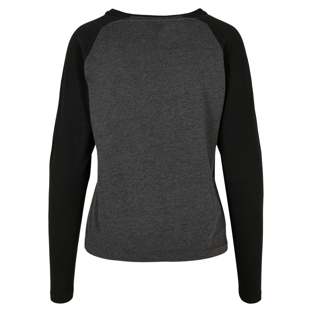 Urban Classics Womens/Ladies Contrast Raglan Long-Sleeved T-Shirt