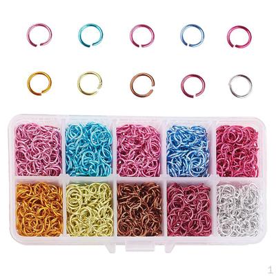 (About 5050pcs 1340Pcs) Open Jump Rings Conectors for Keychain Jewelry Making Accessories,