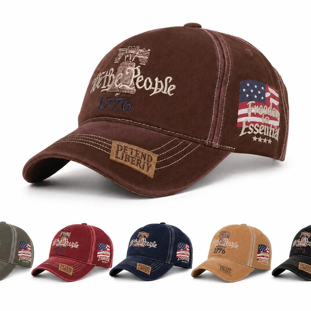 3D Printed 250th Anniversary Flat Bill Sun Protection Baseball Cap