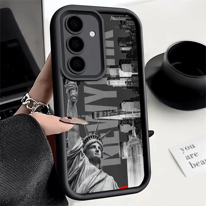 Phone Case for Samsung Galaxy S26 S25 Ultra S24 FE NYC New York City Shell S23 Plus S22 + S21 S20 5G Soft Silicone Funda