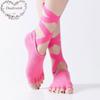 Summer New Cross Band Yoga Socks Breathable Anti Slip Sweat Absorbing Expose Toe Dance Pilates Yoga Socks