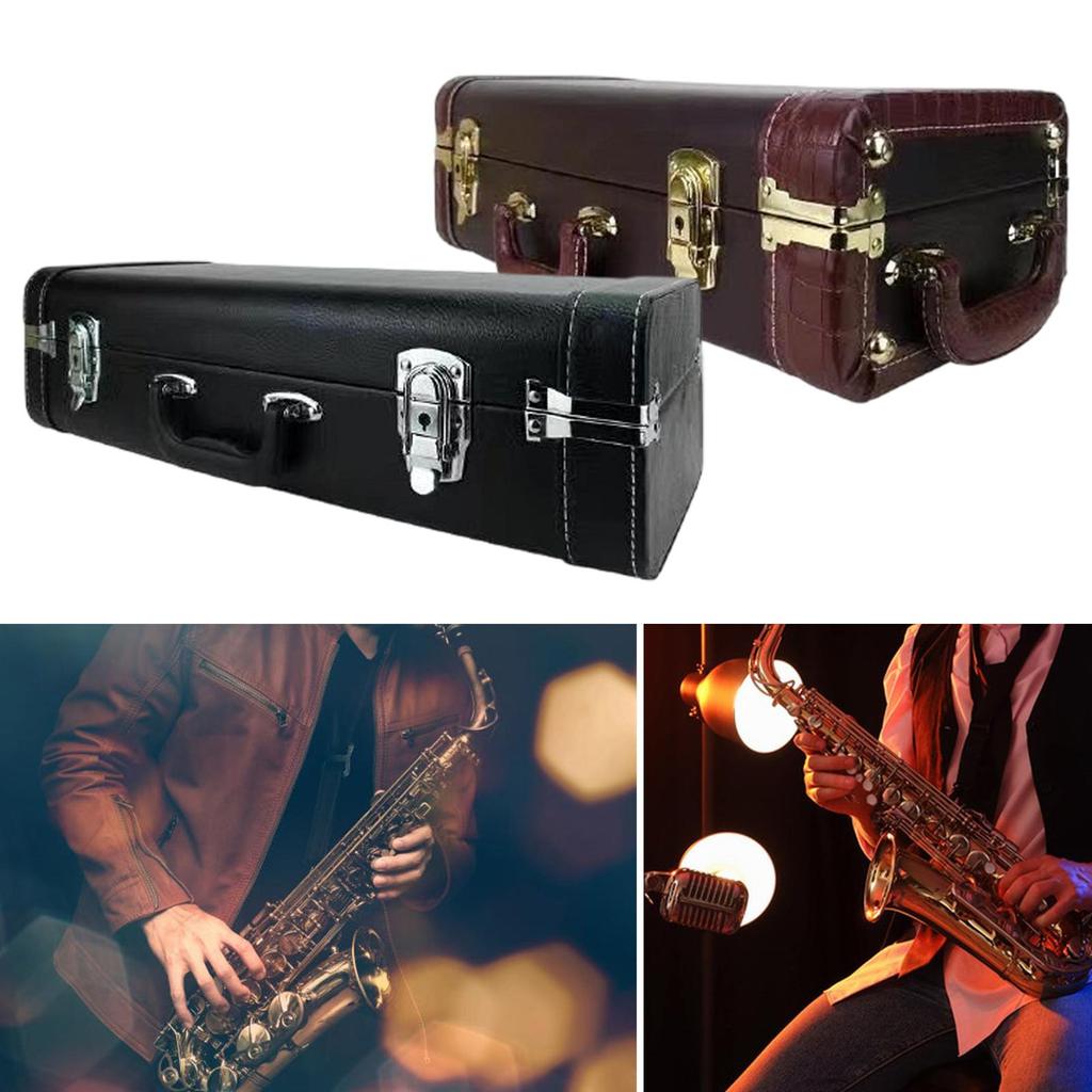 Saxophone Case Shockproof,with Handle Accessories Padded,Luggage Hard Briefcase Portable Alto Sax Gig Bag Carrying Saxophone Bag