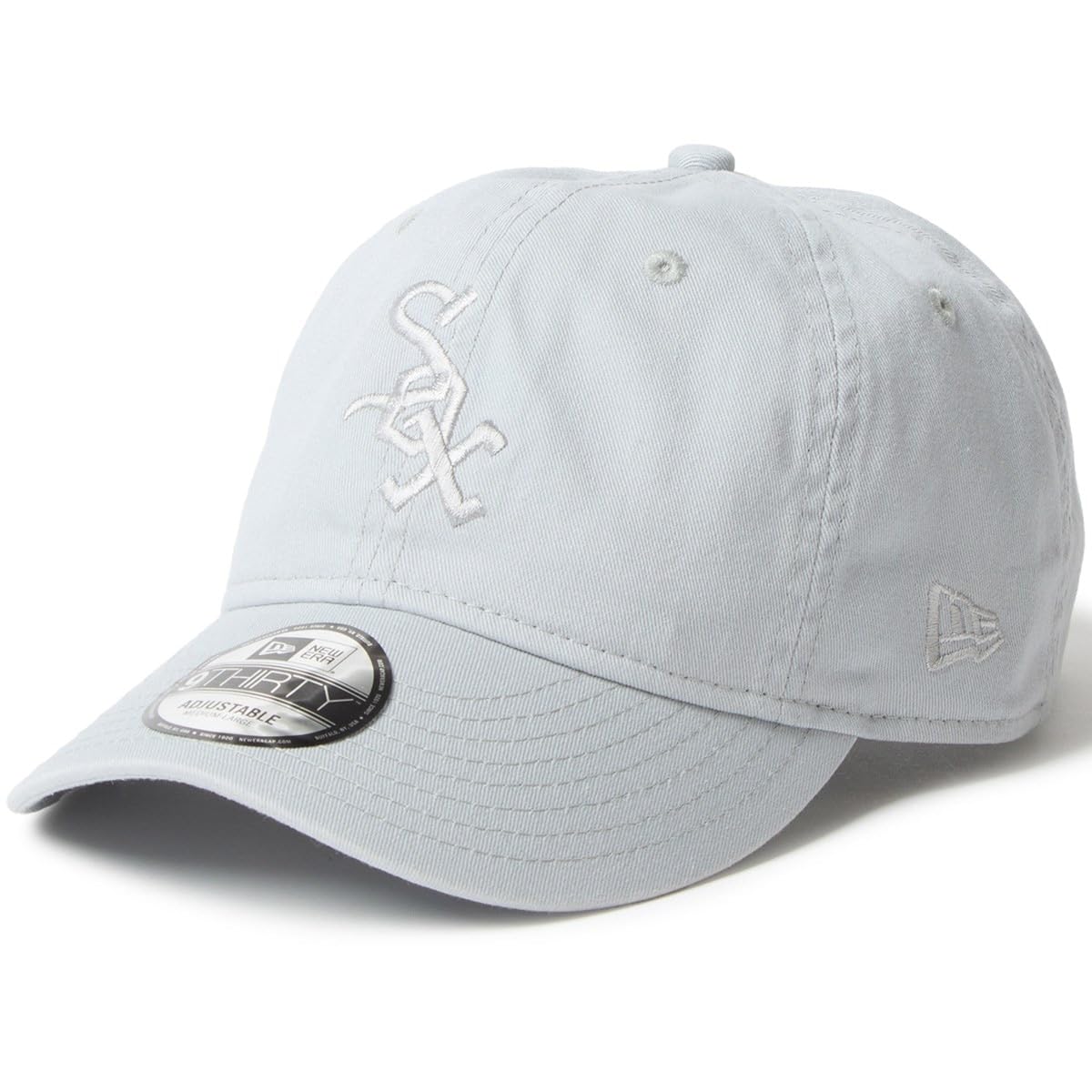 

Кепка 9THIRTY MLB Cooperstown с тональным логотипом White Sox Снежно-серый [New Era]